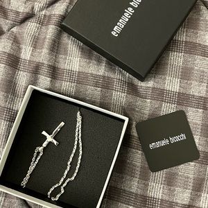 Brand New EMANUELE BICOCCHI Italian Cross Necklace